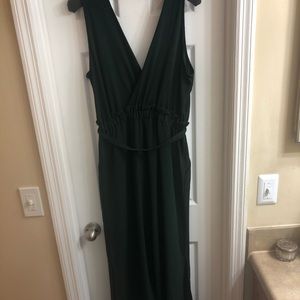 Green jumpsuit